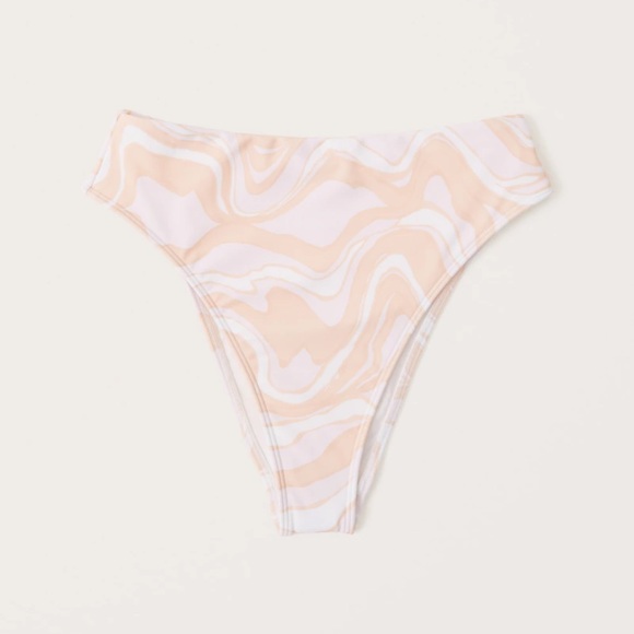 CINCHED BRALETTE SWIM TOP & TALL SIDE HIGH-WAIST HIGH-LEG CHEEKY BOTTOMS - Picture 5 of 8